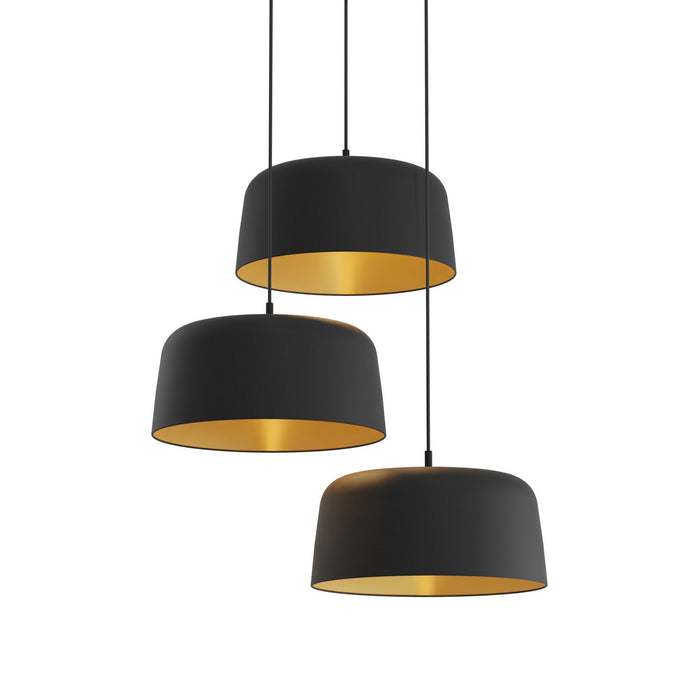 Koncept YUP-C3-SW-MTB+MMBG LED Pendant, Matte Black