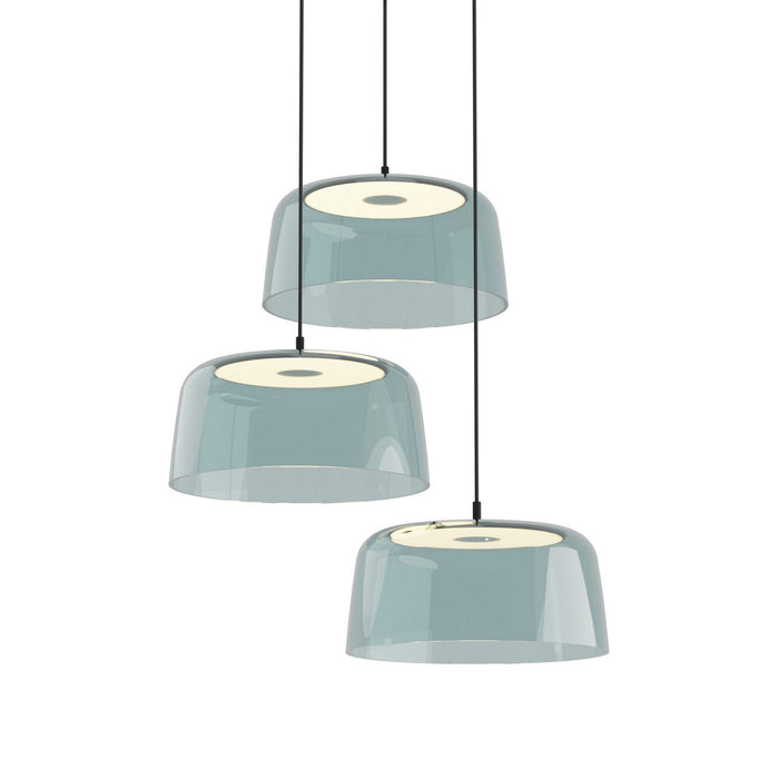 Koncept YUP-C3-SW-MTB+SBLU LED Pendant, Matte Black
