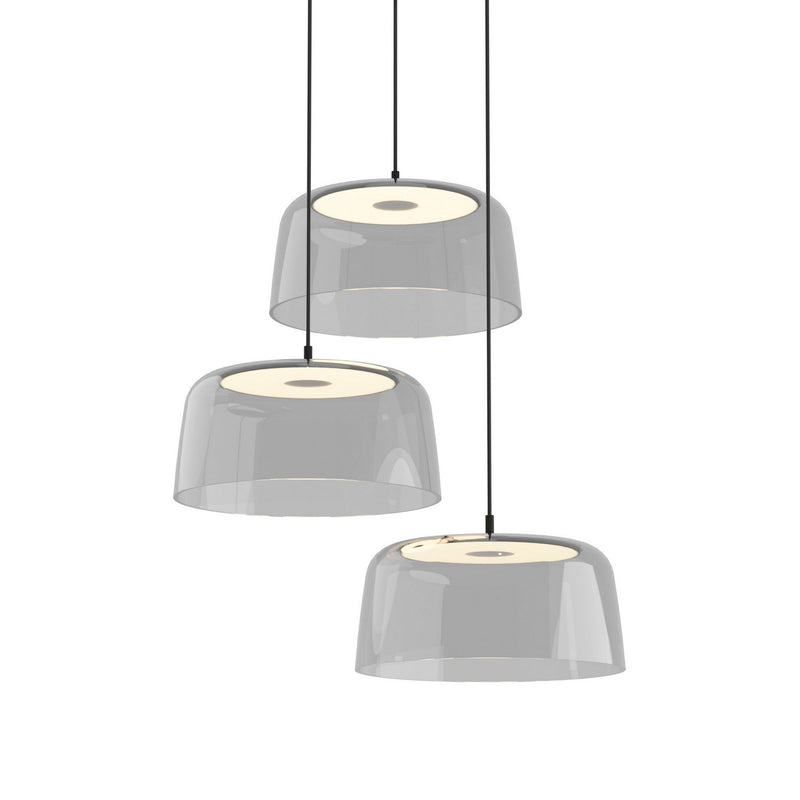 Koncept YUP-C3-SW-MTB+SCLR LED Pendant, Matte Black