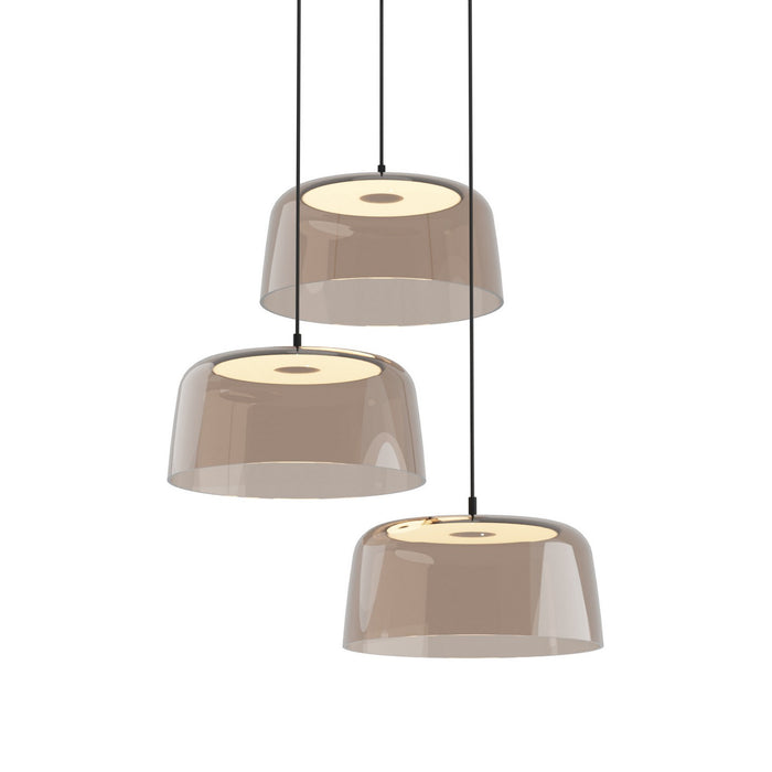 Koncept YUP-C3-SW-MTB+STEA LED Pendant, Matte Black