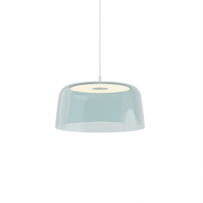 Koncept YUP-S1-SW-MWT+SBLU LED Pendant, Matte White