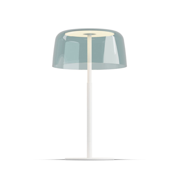 Koncept YUT-SW-MWT+SBLU LED Table Lamp, Matte White