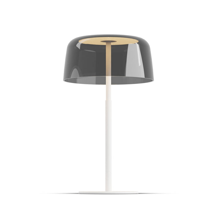 Koncept YUT-SW-MWT+SDGY LED Table Lamp, Matte White