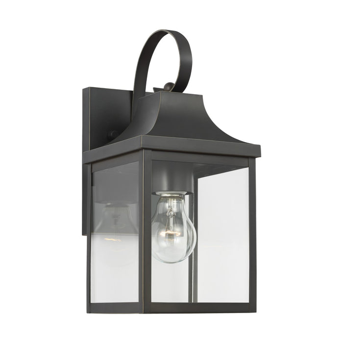 Generation Lighting GLO1011ANBZ One Light Outdoor Lantern, Antique Bronze