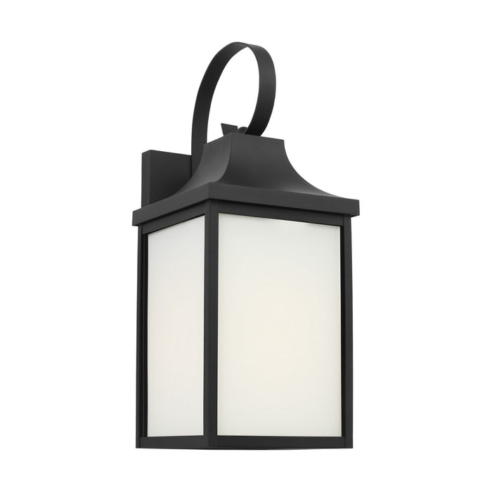 Generation Lighting GLO1021TXB One Light Outdoor Lantern, Textured Black