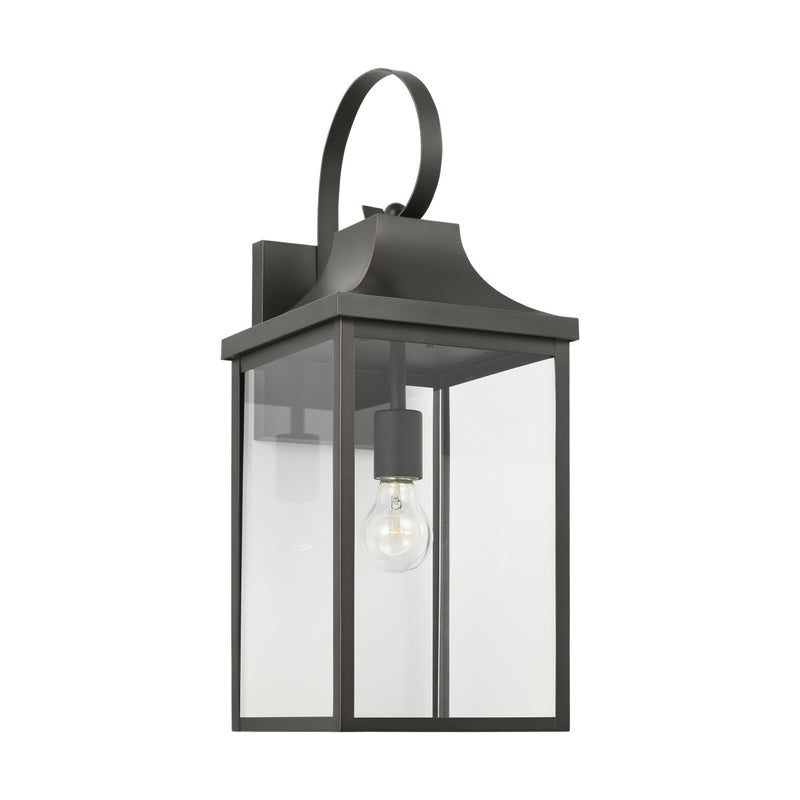 Generation Lighting GLO1031ANBZ One Light Outdoor Lantern, Antique Bronze