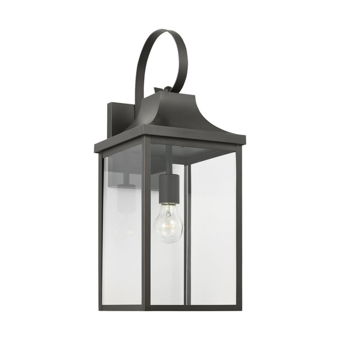 Generation Lighting GLO1031ANBZ One Light Outdoor Lantern, Antique Bronze