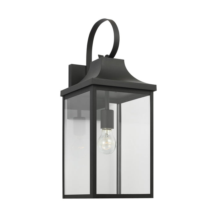 Generation Lighting GLO1031TXB One Light Outdoor Lantern, Textured Black