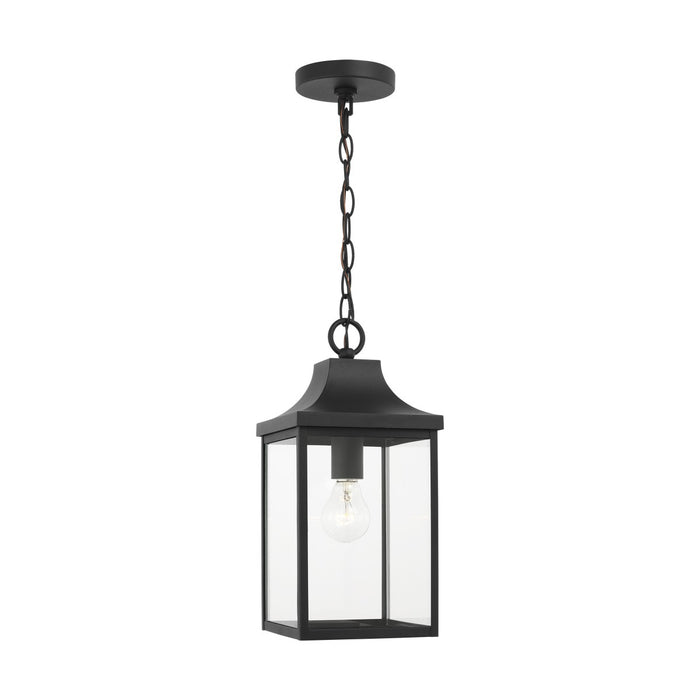 Generation Lighting GLO1041TXB One Light Pendant, Textured Black