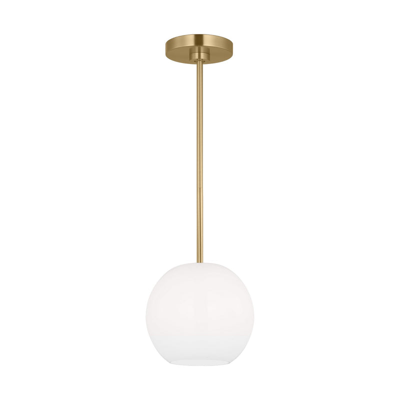 Generation Lighting GLP1011SB One Light Mini Pendant, Satin Bronze