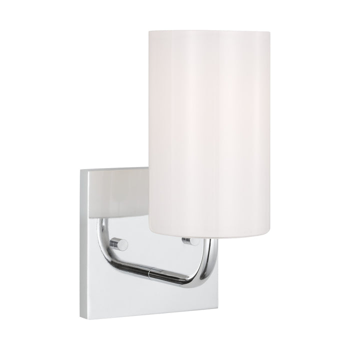 Generation Lighting GLV1001CH One Light Vanity, Chrome