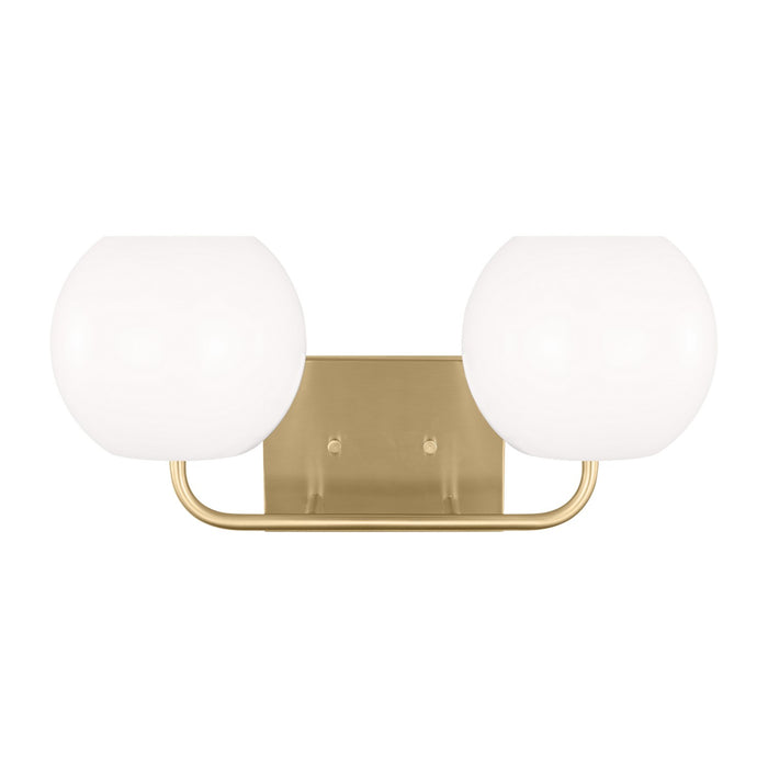 Generation Lighting GLV1012SB Two Light Vanity, Satin Bronze