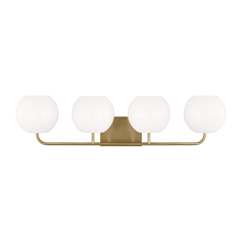 Generation Lighting GLV1014SB Four Light Vanity, Satin Bronze