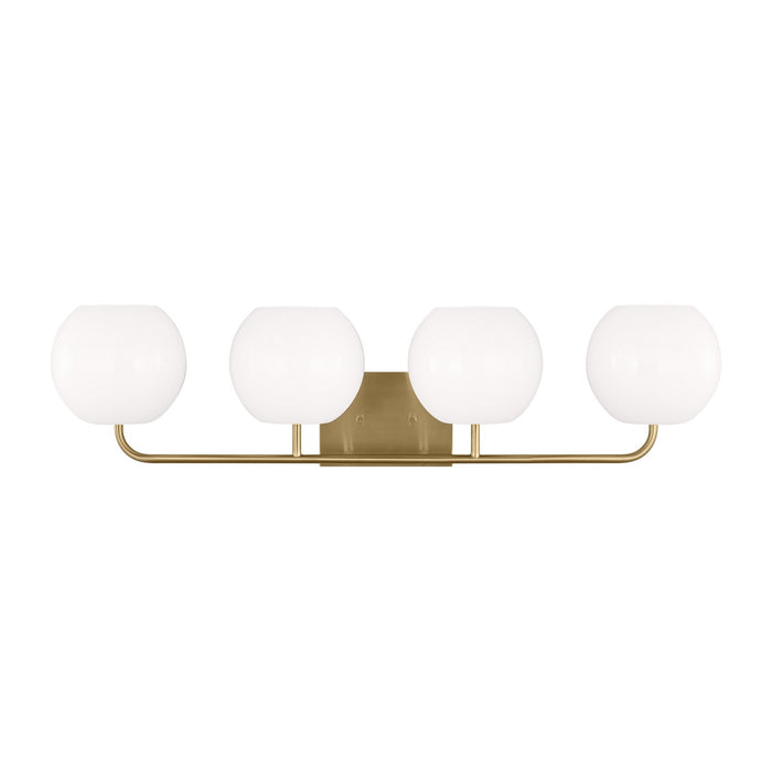 Generation Lighting GLV1014SB Four Light Vanity, Satin Bronze