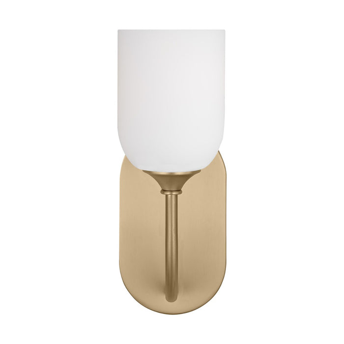 Generation Lighting GLV1021SB One Light Vanity, Satin Bronze