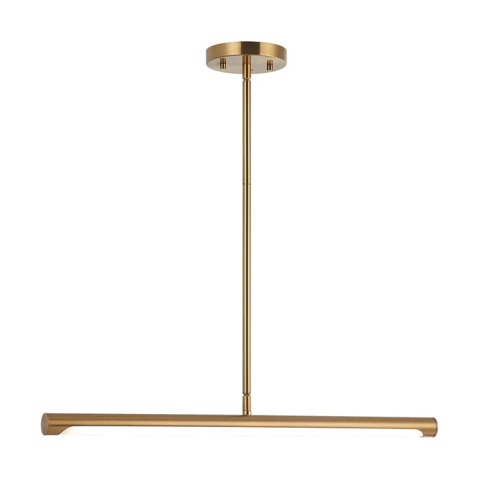 Matteo Lighting C31424AG LED Pendant, Aged Gold Brass