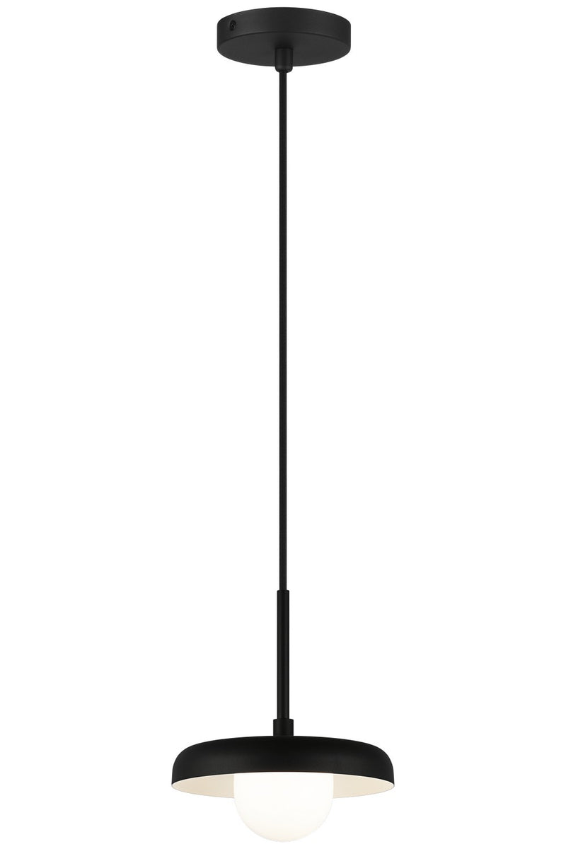 Matteo Lighting C34401MBOP LED Pendant, Matte Black