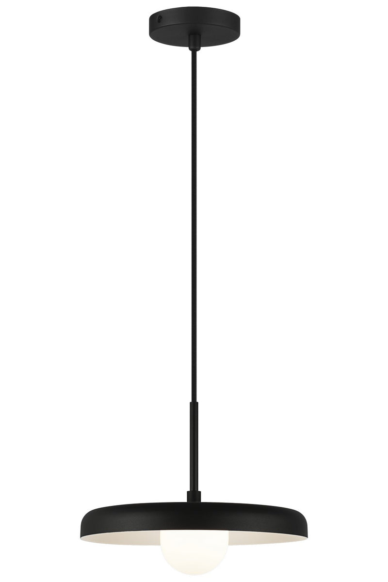 Matteo Lighting C34411MBOP LED Pendant, Matte Black