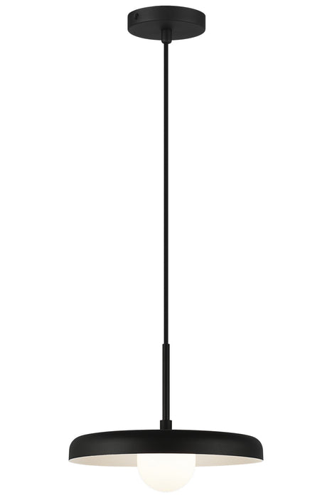 Matteo Lighting C34411MBOP LED Pendant, Matte Black