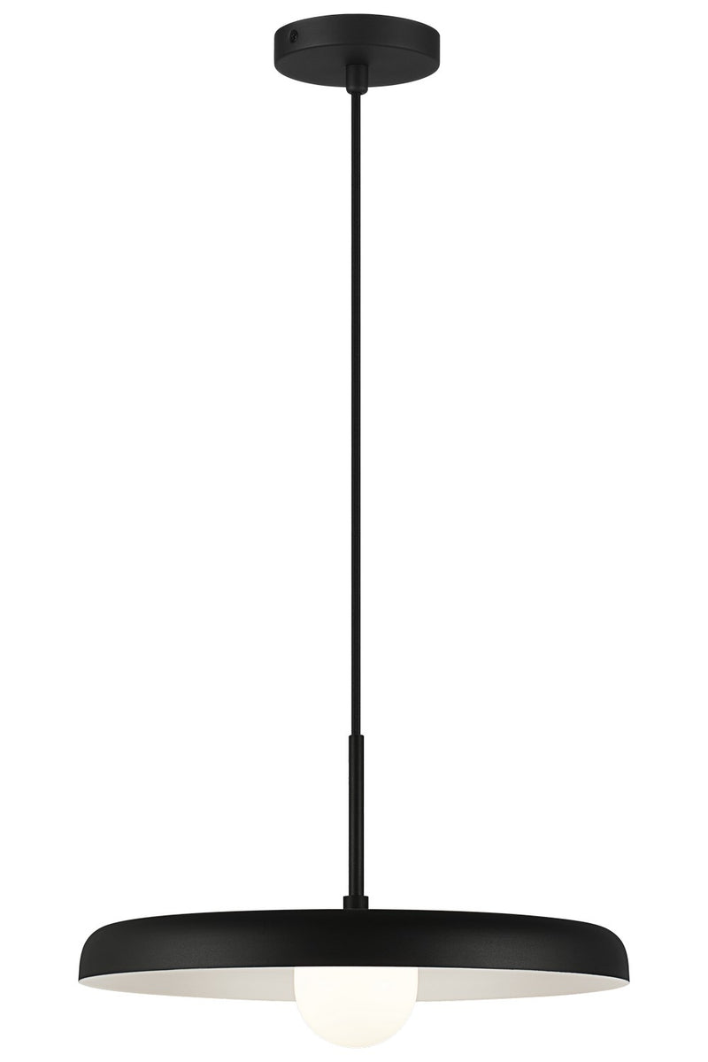 Matteo Lighting C34421MBOP LED Pendant, Matte Black