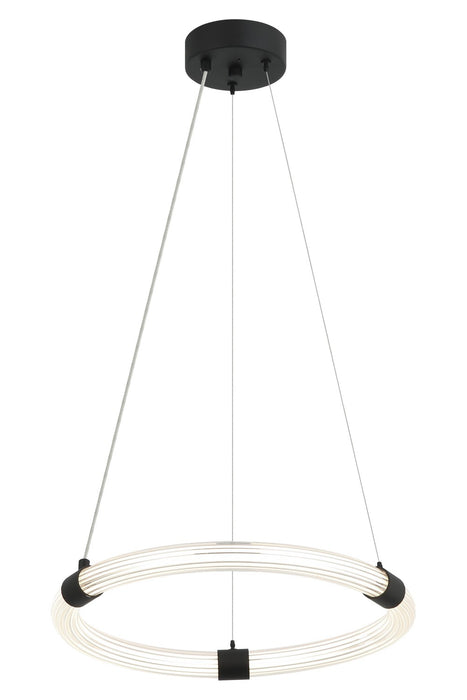 Matteo Lighting C34816MB LED Pendant, Matte Black