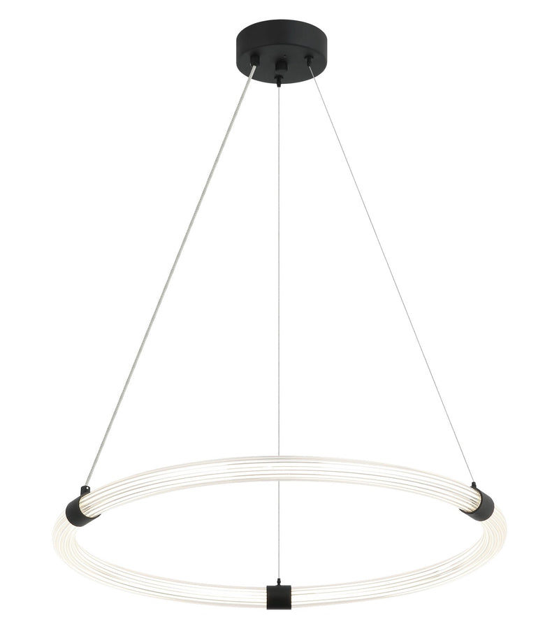 Matteo Lighting C34824MB LED Pendant, Matte Black