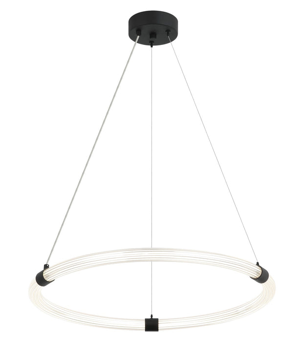 Matteo Lighting C34824MB LED Pendant, Matte Black