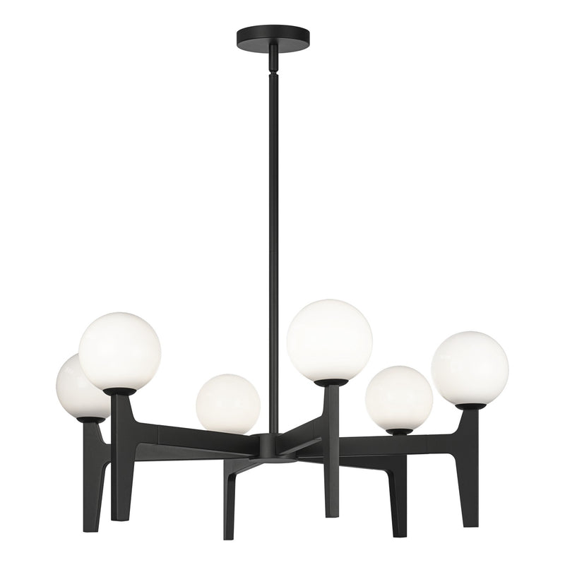 Matteo Lighting C34906MBOP LED Pendant, Matte Black