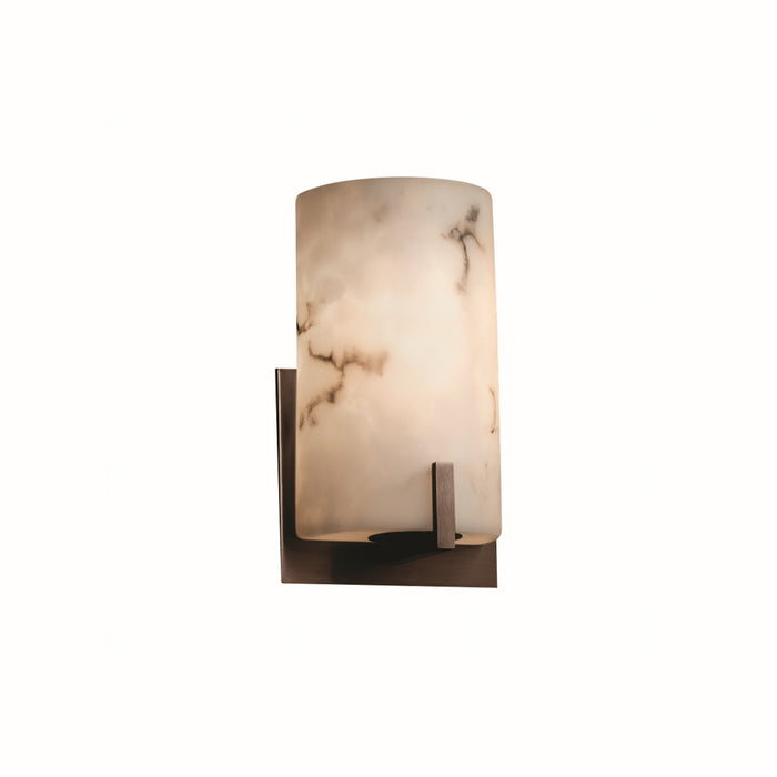 Justice Designs FAL-5531-DBRZ One Light Wall Sconce, Dark Bronze