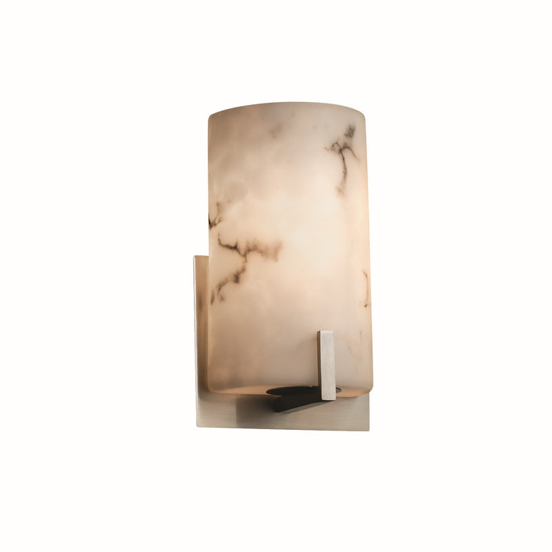 Justice Designs FAL-5531-NCKL One Light Wall Sconce, Brushed Nickel