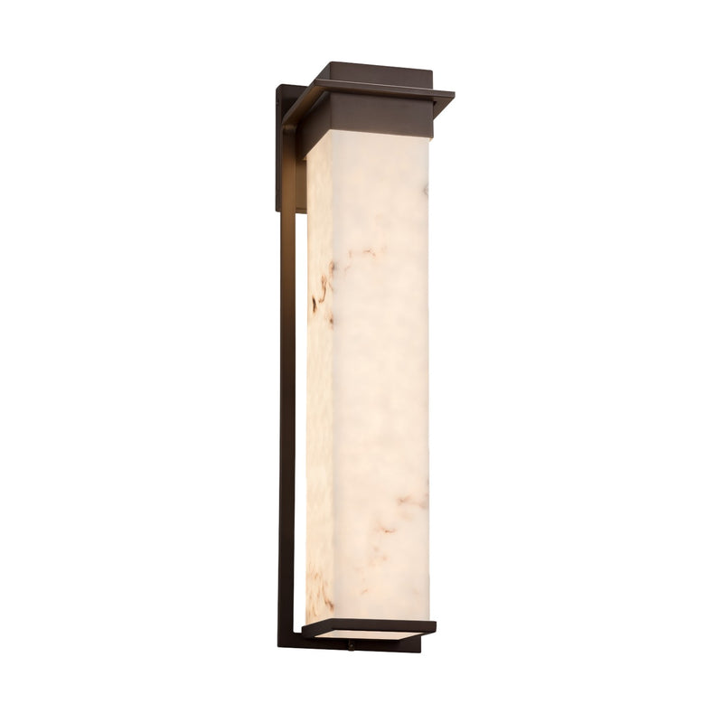 Justice Designs FAL-7545W-DBRZ LED Outdoor Wall Sconce, Dark Bronze