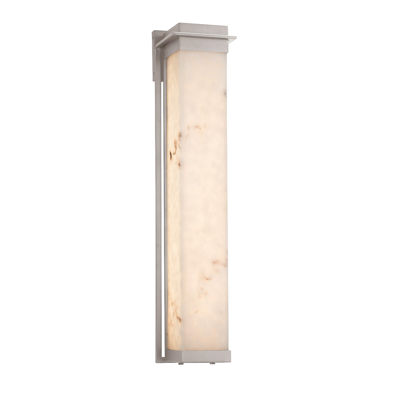 Justice Designs FAL-7546W-NCKL LED Outdoor Wall Sconce, Brushed Nickel