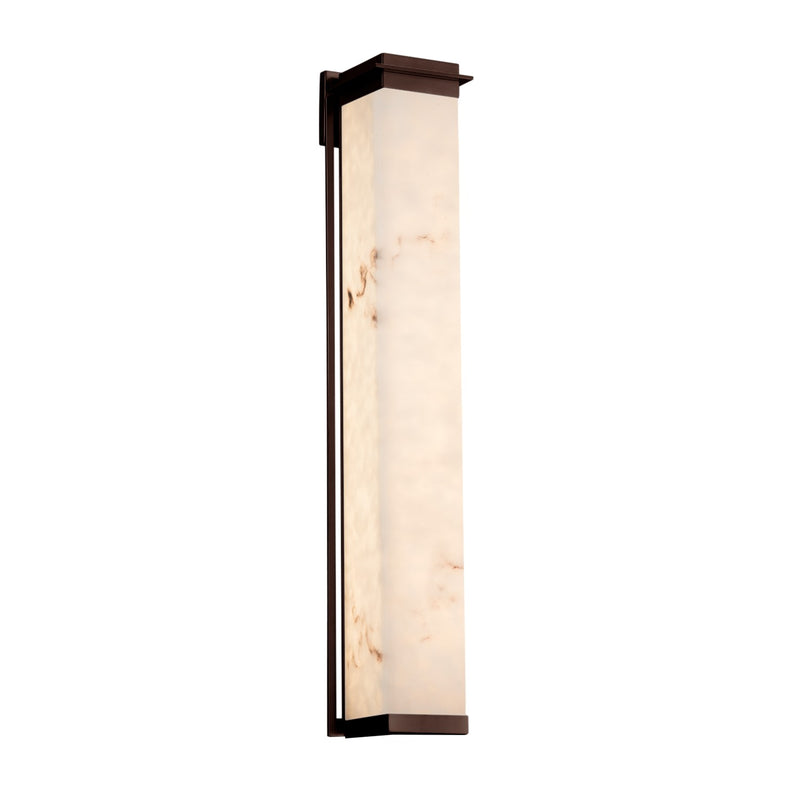 Justice Designs FAL-7547W-DBRZ LED Outdoor Wall Sconce, Dark Bronze