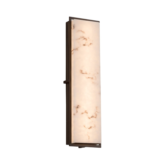 Justice Designs FAL-7565W-DBRZ LED Outdoor Wall Sconce, Dark Bronze