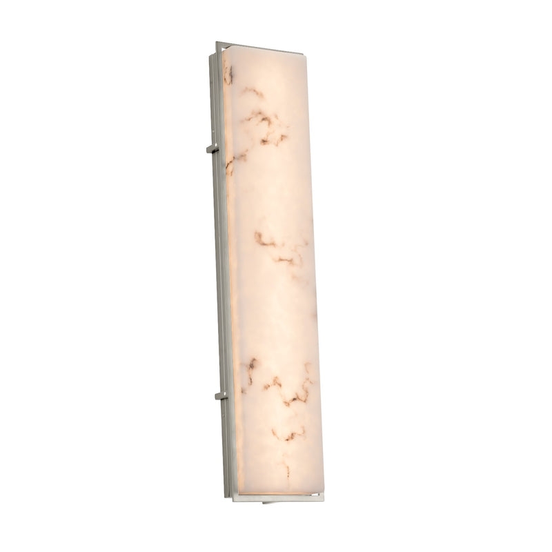 Justice Designs FAL-7566W-NCKL LED Outdoor Wall Sconce, Brushed Nickel