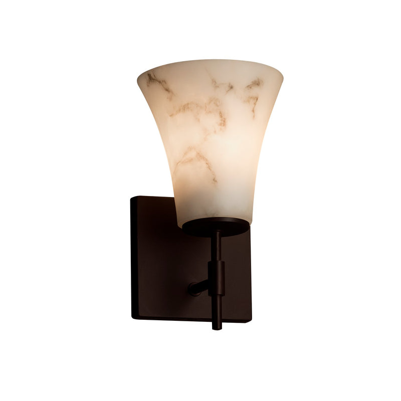 Justice Designs FAL-8411-20-DBRZ-LED1-700 LED Wall Sconce, Dark Bronze