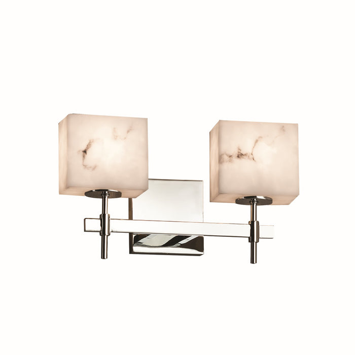 Justice Designs FAL-8412-55-CROM Two Light Bath Bar, Polished Chrome
