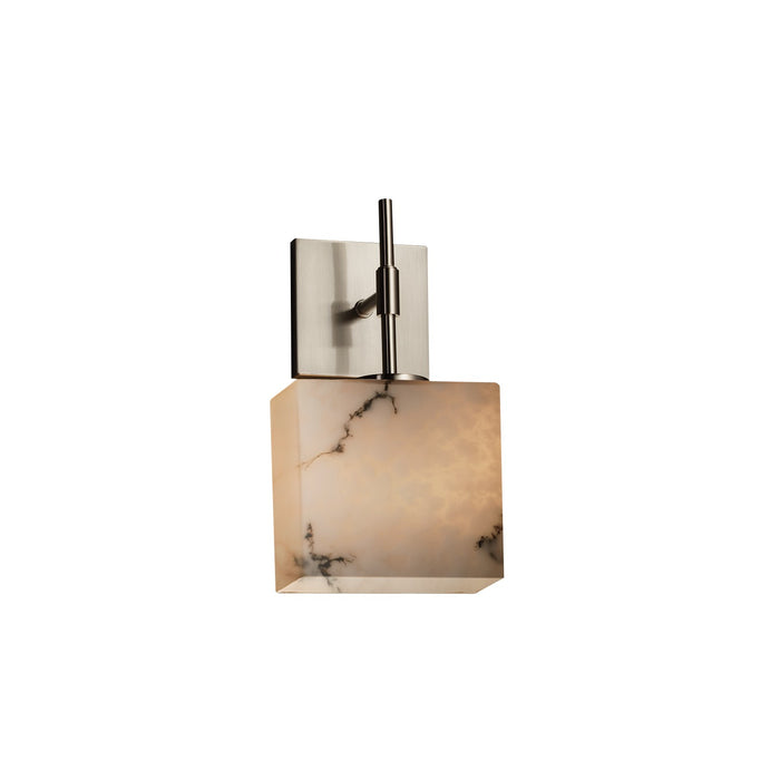 Justice Designs FAL-8417-55-NCKL One Light Wall Sconce, Brushed Nickel