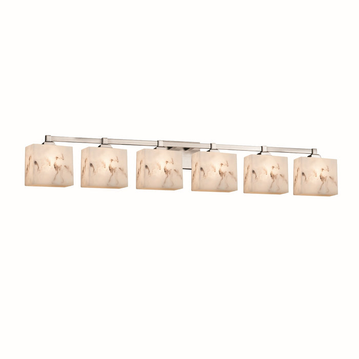Justice Designs FAL-8436-55-NCKL-LED6-4200 LED Bath Bar, Brushed Nickel