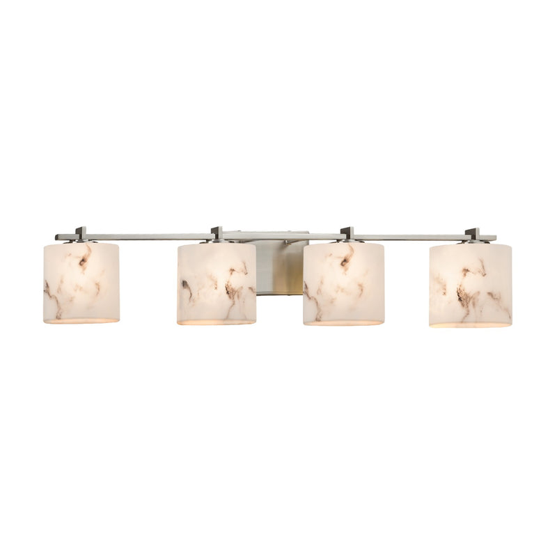 Justice Designs FAL-8444-30-NCKL-LED4-2800 LED Bath Bar, Brushed Nickel