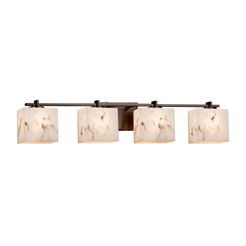 Justice Designs FAL-8444-55-DBRZ-LED4-2800 LED Bath Bar, Dark Bronze