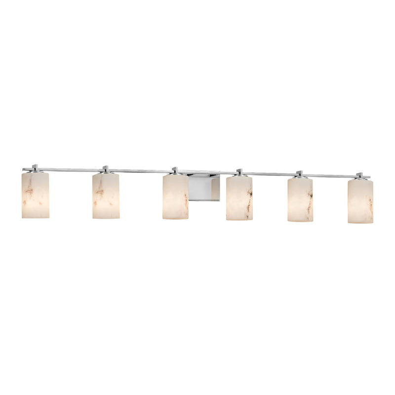 Justice Designs FAL-8446-10-CROM-LED6-4200 LED Bath Bar, Polished Chrome