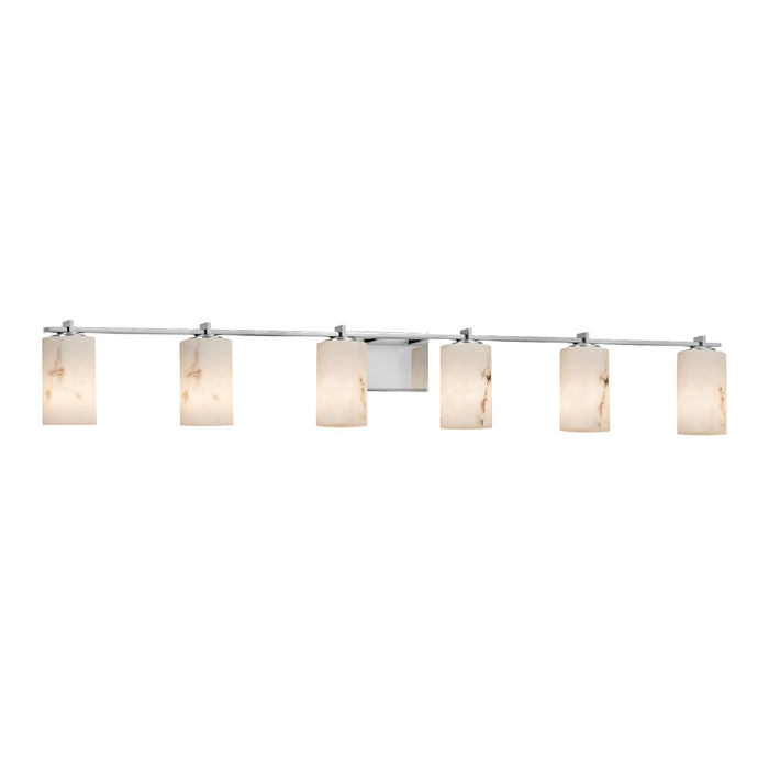 Justice Designs FAL-8446-10-CROM-LED6-4200 LED Bath Bar, Polished Chrome