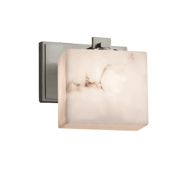 Justice Designs FAL-8447-55-NCKL One Light Wall Sconce, Brushed Nickel