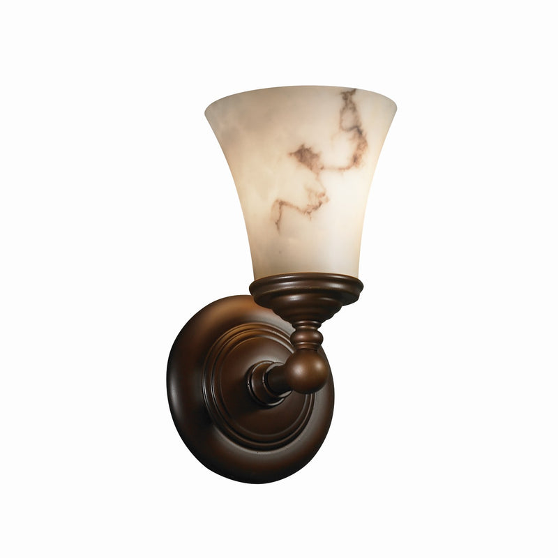 Justice Designs FAL-8521-20-DBRZ-LED1-700 LED Wall Sconce, Dark Bronze