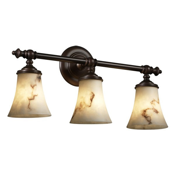 Justice Designs FAL-8523-20-DBRZ-LED3-2100 LED Bath Bar, Dark Bronze