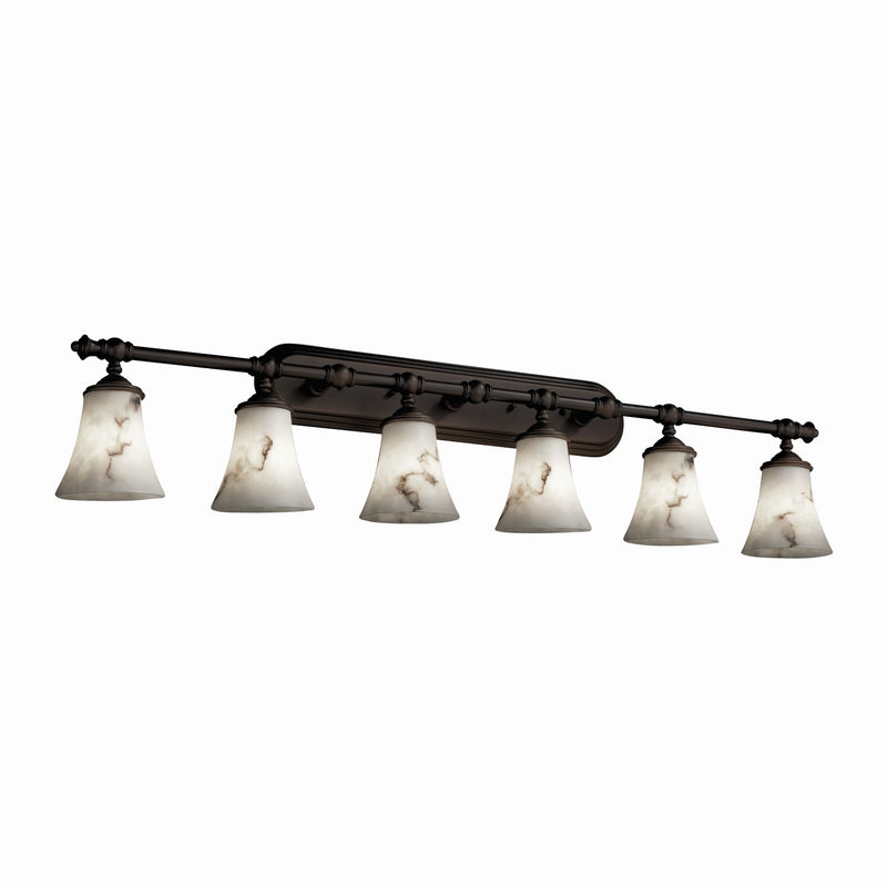 Justice Designs FAL-8526-20-DBRZ-LED6-4200 LED Bath Bar, Dark Bronze