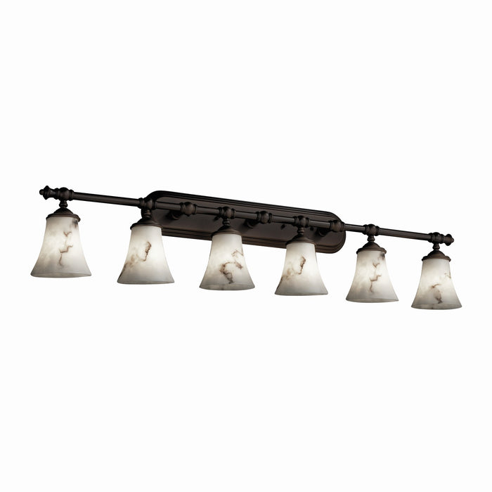 Justice Designs FAL-8526-20-DBRZ-LED6-4200 LED Bath Bar, Dark Bronze
