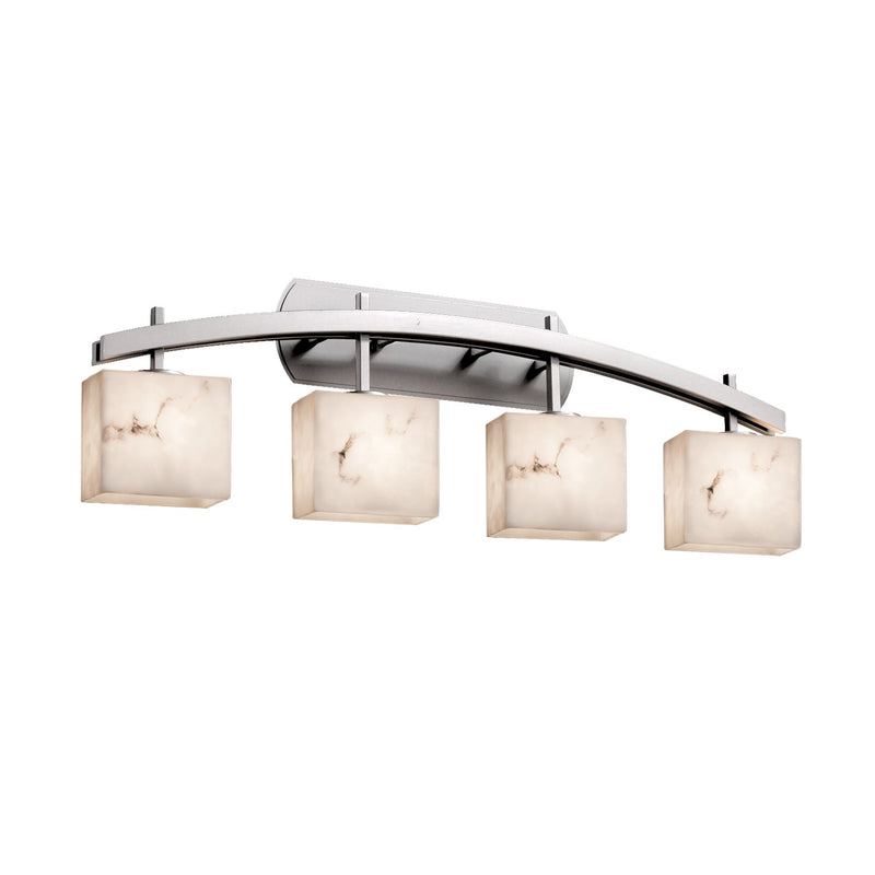 Justice Designs FAL-8594-55-NCKL-LED4-2800 LED Bath Bar, Brushed Nickel