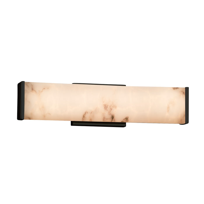 Justice Designs FAL-8601-MBLK LED Linear Bath Bar, Matte Black